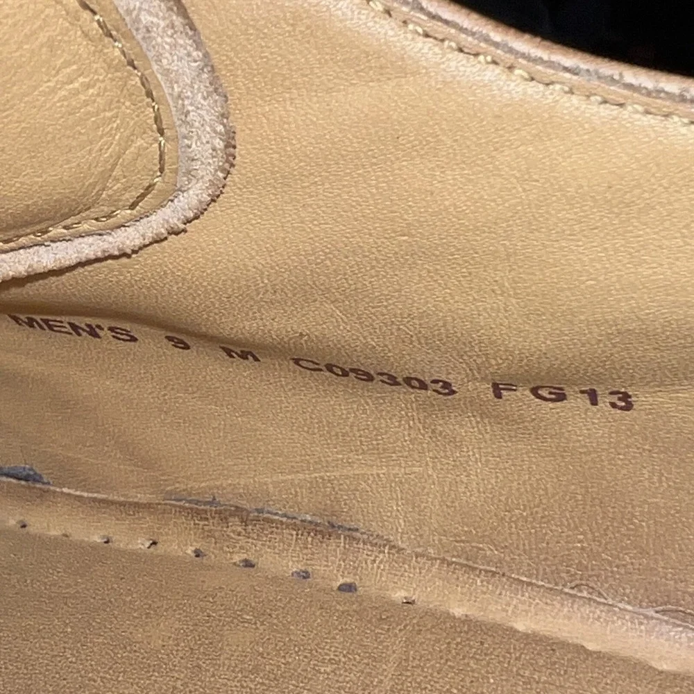 Cole Haan Wingtip Oxford Mens 9 M Tan Leather Brogue Dress Shoes C09303